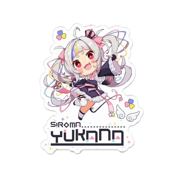 ミニキャラアクリルバッジ - 70 x 70 (mm)