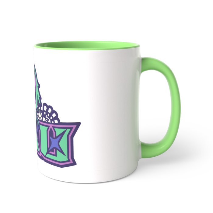 ツートンカラーマグカップ - 直径 8.2cm / 高さ 9.5cm