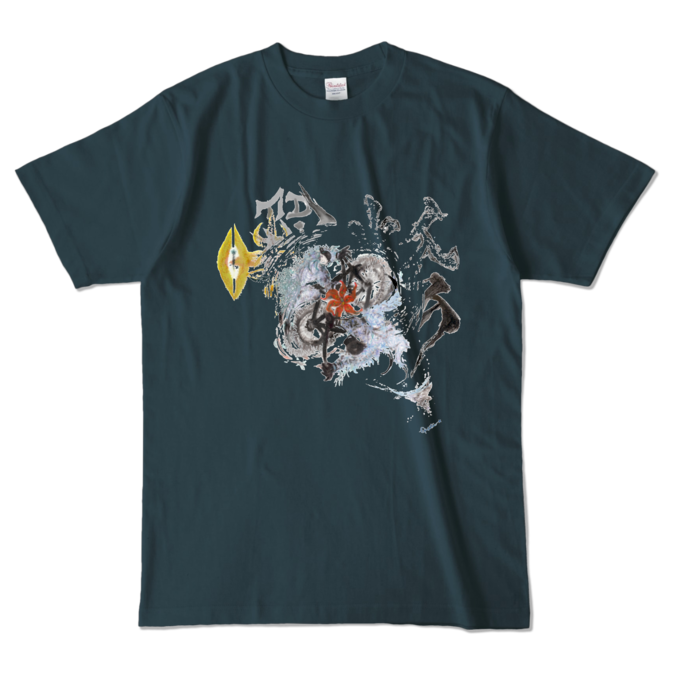 カラーTシャツ - L - デニム (濃色)