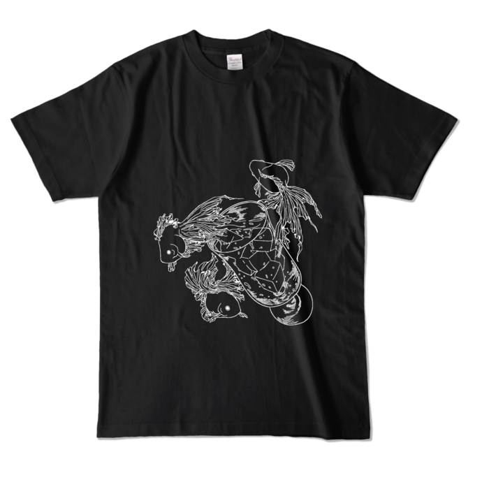 カラーTシャツ - L - ブラック (濃色)