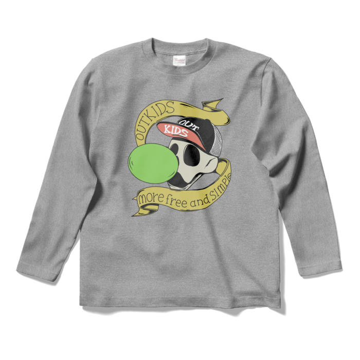 ロングスリーブTシャツ - S - 杢グレー