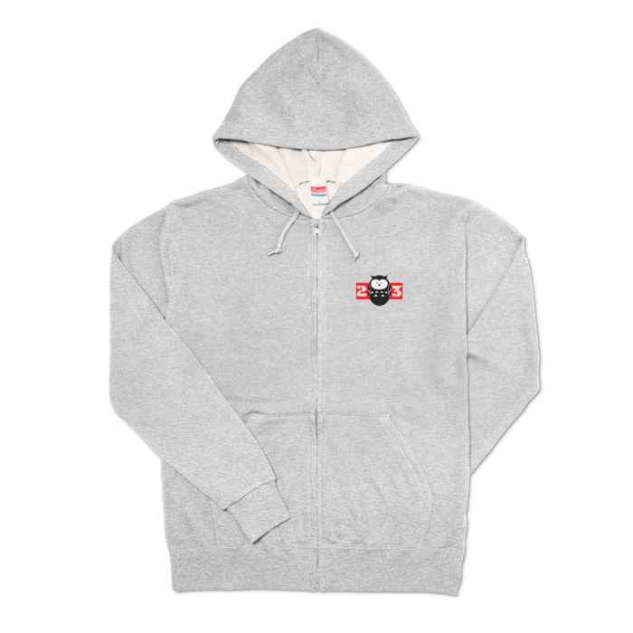 ジップパーカー - L - 両面(1)