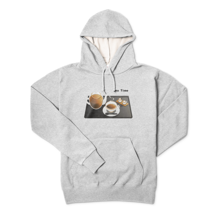 プルパーカー　灰色　L