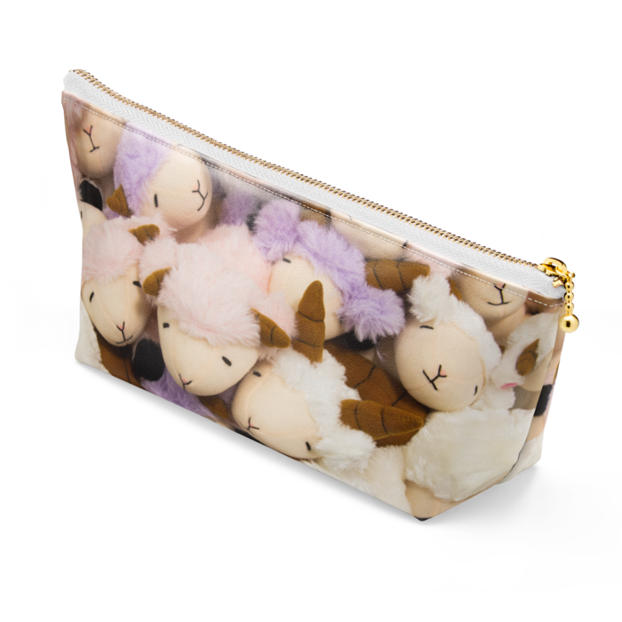 ポーチ - 長さ21.5cm / 高さ10cm - ホワイト