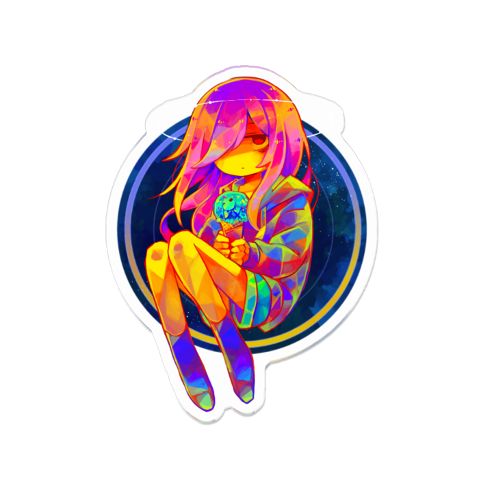 アクリルバッジ - 70 x 70 (mm)
