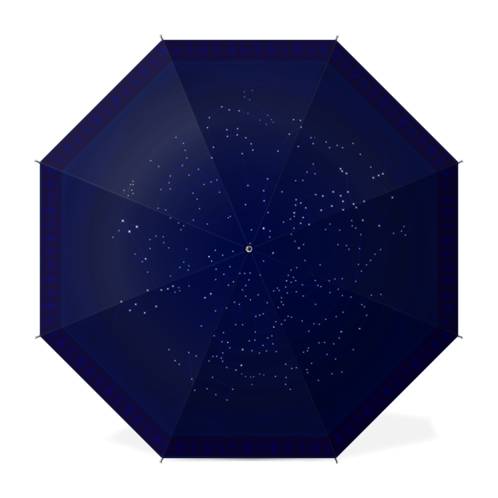 冬の星座図 長傘 空模様雑貨店 Booth