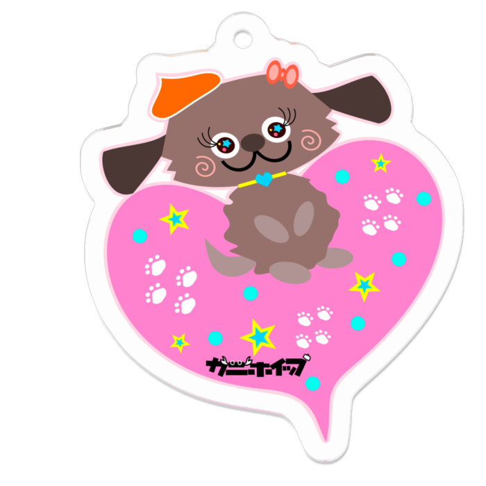 アクリルキーホルダー - 50 x 50 (mm)