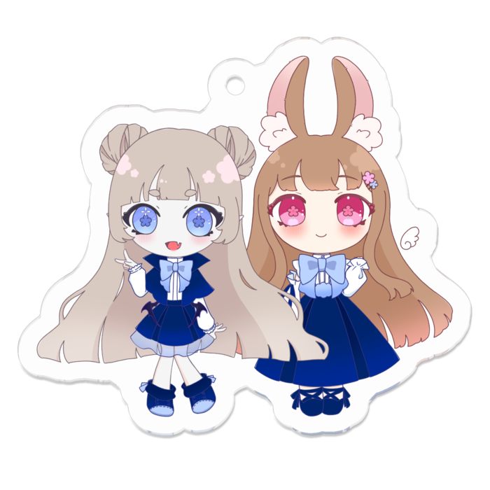 アクリルキーホルダー - 50 x 50 (mm)