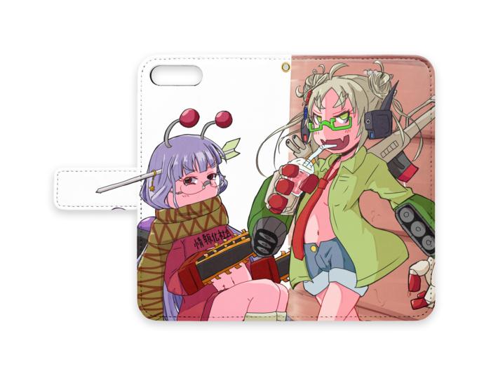 手帳型iPhoneケース - iPhone 8 Plus / 7 Plus - ストラップ穴 あり