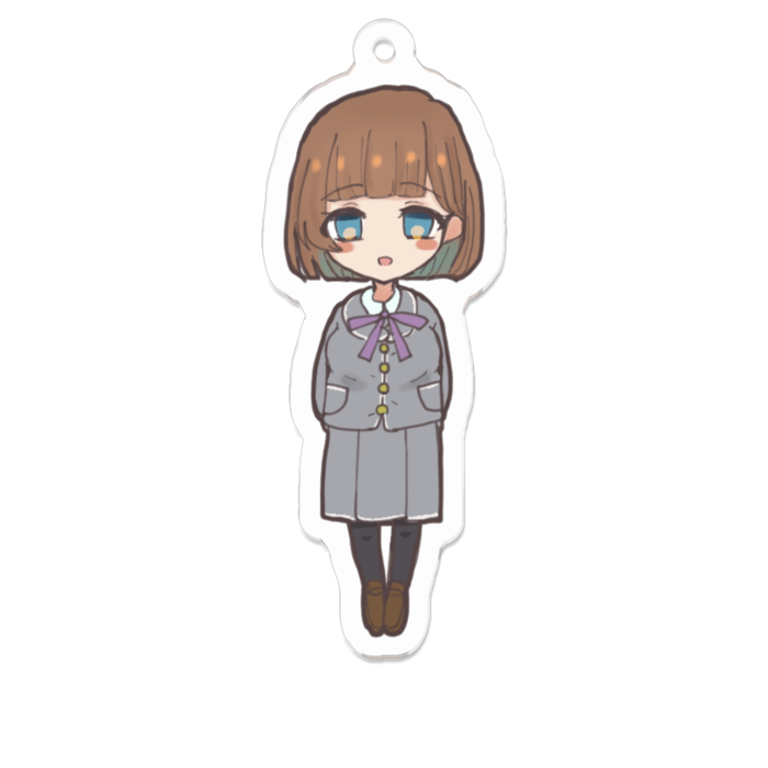 夕凪みちるアクリルキーホルダー - 70 x 70 (mm)(1)