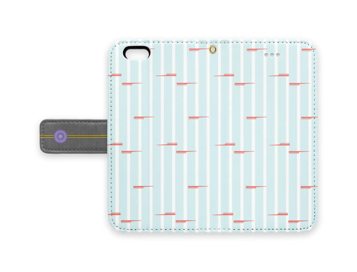 手帳型iPhoneケース - iPhone 6 / 6s - ストラップ穴 あり