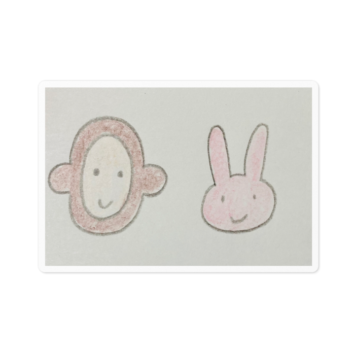 ステッカー - 100 x 100 (mm)