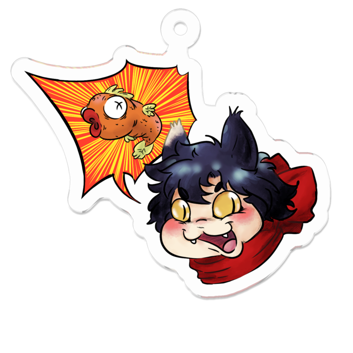 アクリルキーホルダー - 50 x 50 (mm)