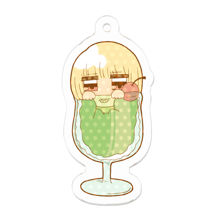 アクリルキーホルダー - 50 x 50 (mm)