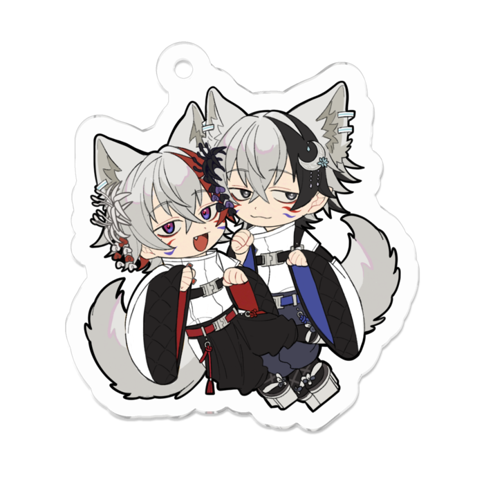 アクリルキーホルダー - 50 x 50 (mm)