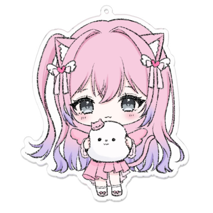 アクリルキーホルダー - 100 x 100 (mm)