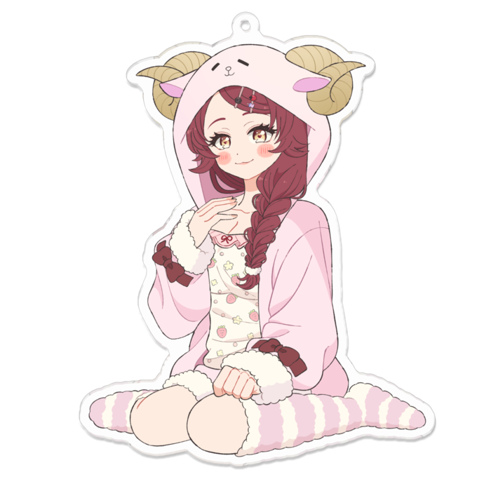 アクリルキーホルダー（コーティング） - 100 x 100 (mm)