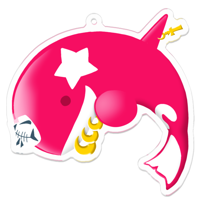 アクリルキーホルダー - 70 × 70 (mm)