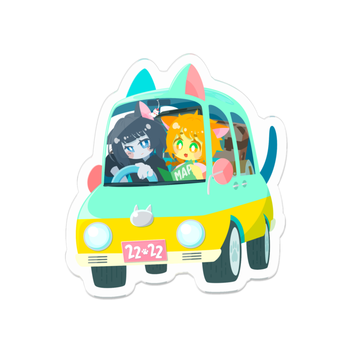 アクリルバッジ - 50 x 50 (mm)