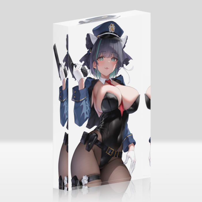 アクリルブロック - 100x148mm(ホワイトタイプ)