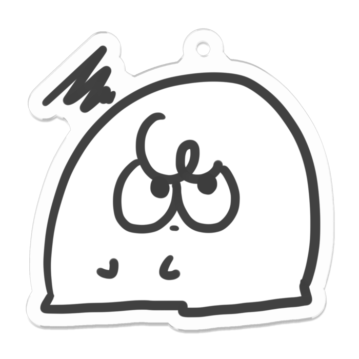 アクリルキーホルダー - 50 x 50 (mm)