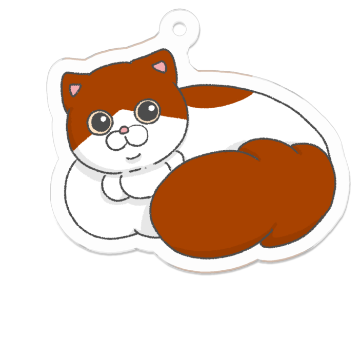 アクリルキーホルダー - 50 x 50 (mm)