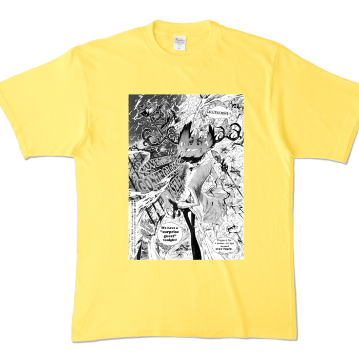 カラーTシャツ - XL - イエロー (濃色)