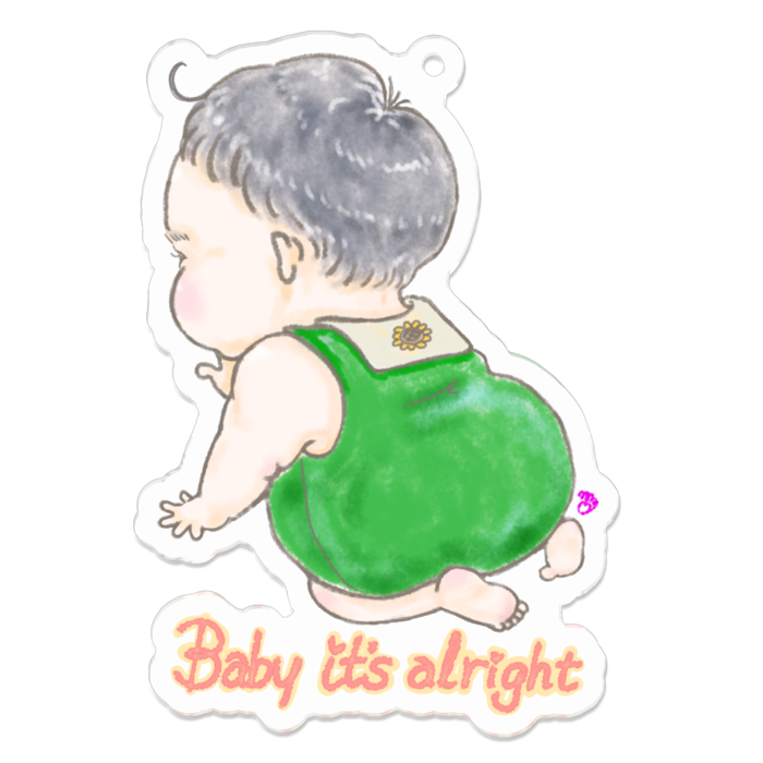 アクリルキーホルダー - 70 x 70 (mm)