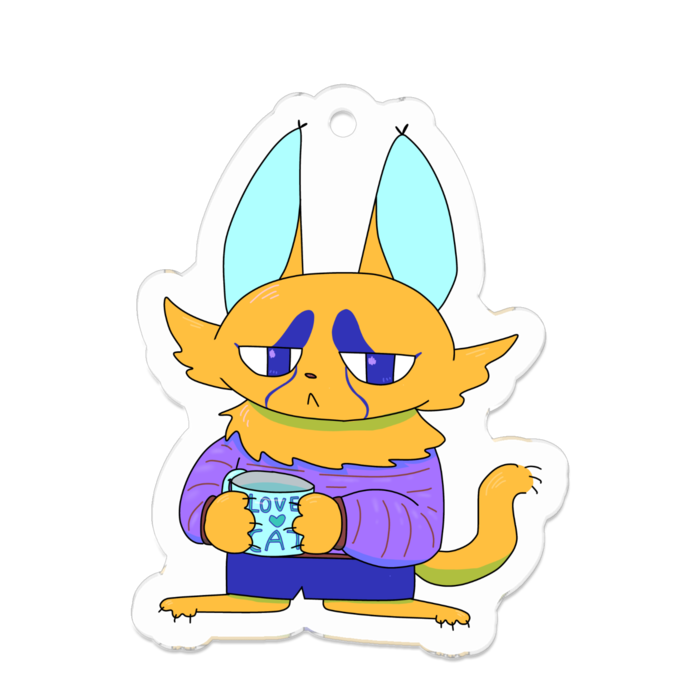 アクリルキーホルダー - 50 x 50 (mm)