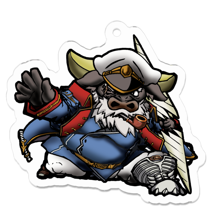 アクリルキーホルダー - 50 x 50 (mm)