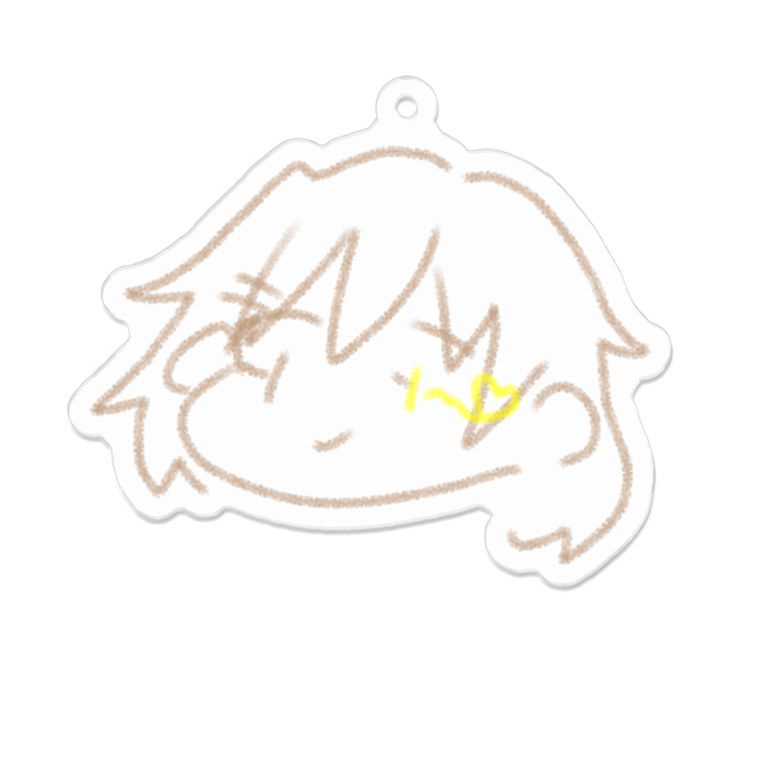 アクリルキーホルダー（コーティング） - 70 x 70 (mm)