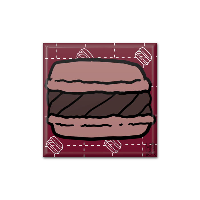 缶バッジ - 四角形40mm