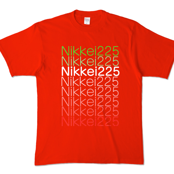 カラーTシャツ - XL - レッド (濃色)