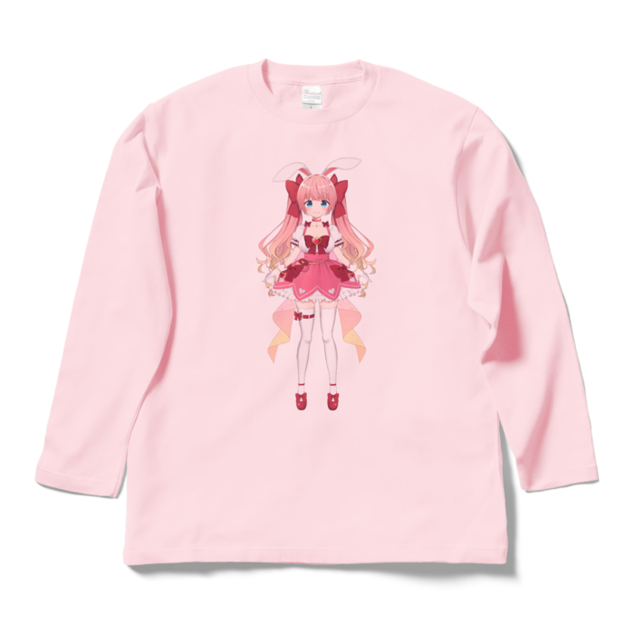 ロングスリーブTシャツ - L - ライトピンク