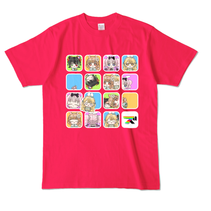 カラーTシャツ - L - ホットピンク (濃色)