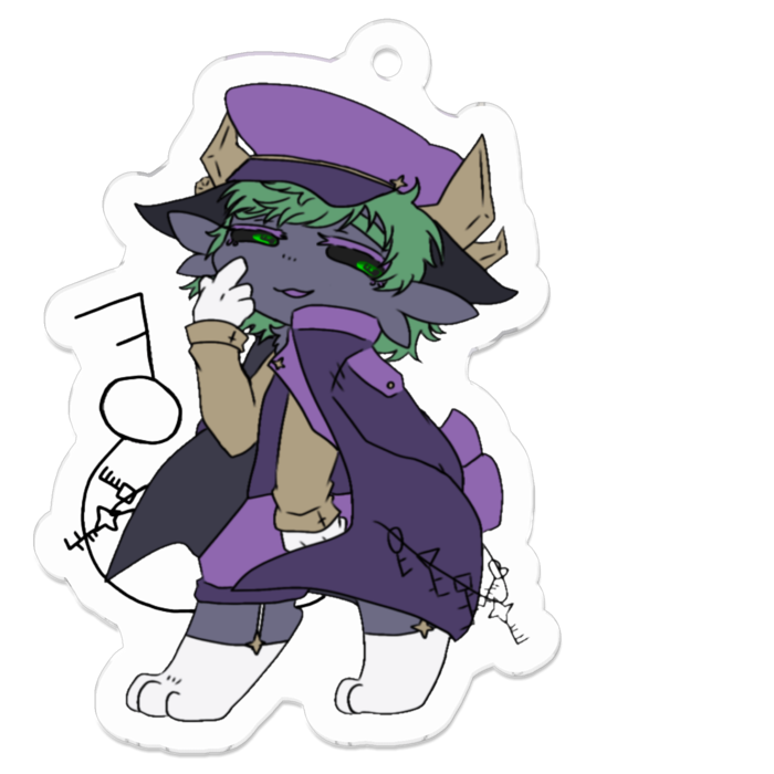 アクリルキーホルダー - 50 x 50 (mm)