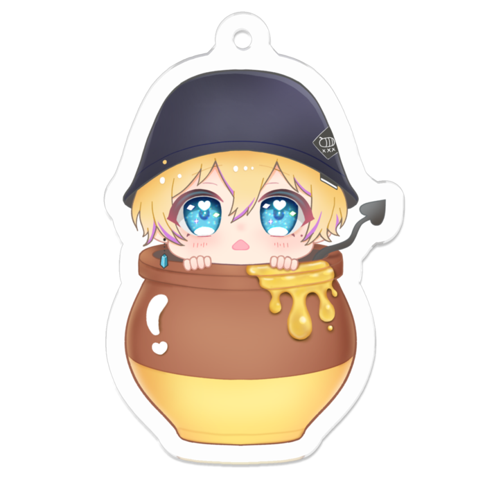 アクリルキーホルダー - 50 x 50 (mm)