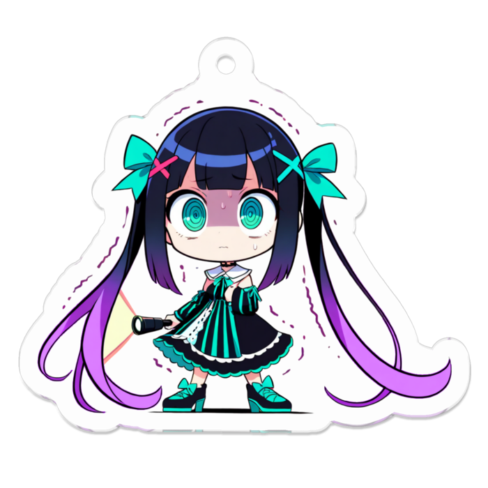 アクリルキーホルダー - 50 x 50 (mm)