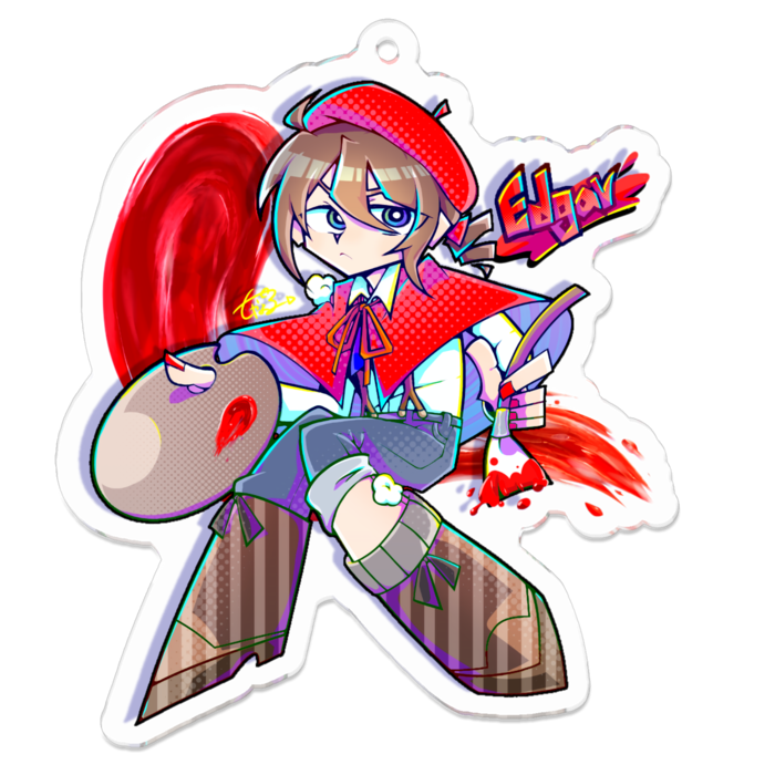 アクリルキーホルダー - 70 x 70 (mm)