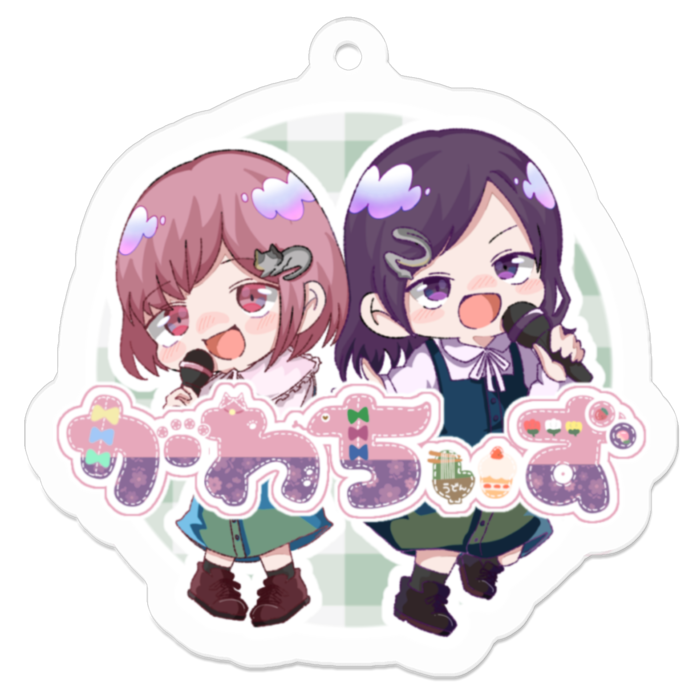 アクリルキーホルダー - 50 x 50 (mm)