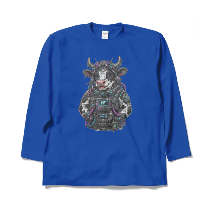 ロングスリーブTシャツ - XL - ロイヤルブルー
