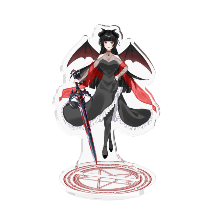 悪リルフィギュア - 70x70mm