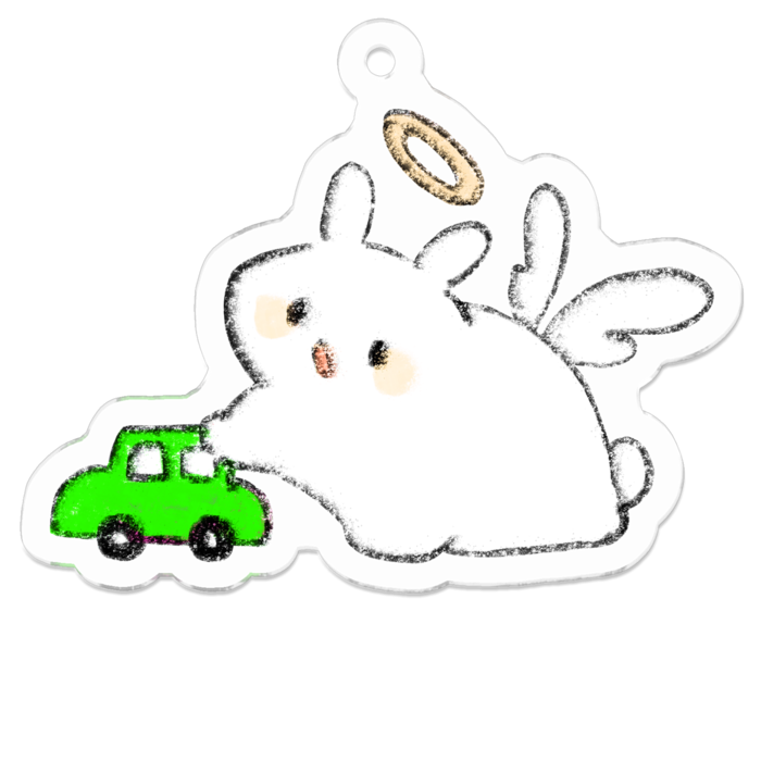 アクリルキーホルダー - 50 x 50 (mm)