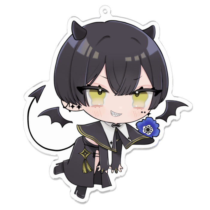 悪魔の銀蓮くん にやりver 100x100