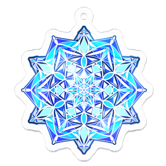 アクリルキーホルダー - 50 x 50 (mm)