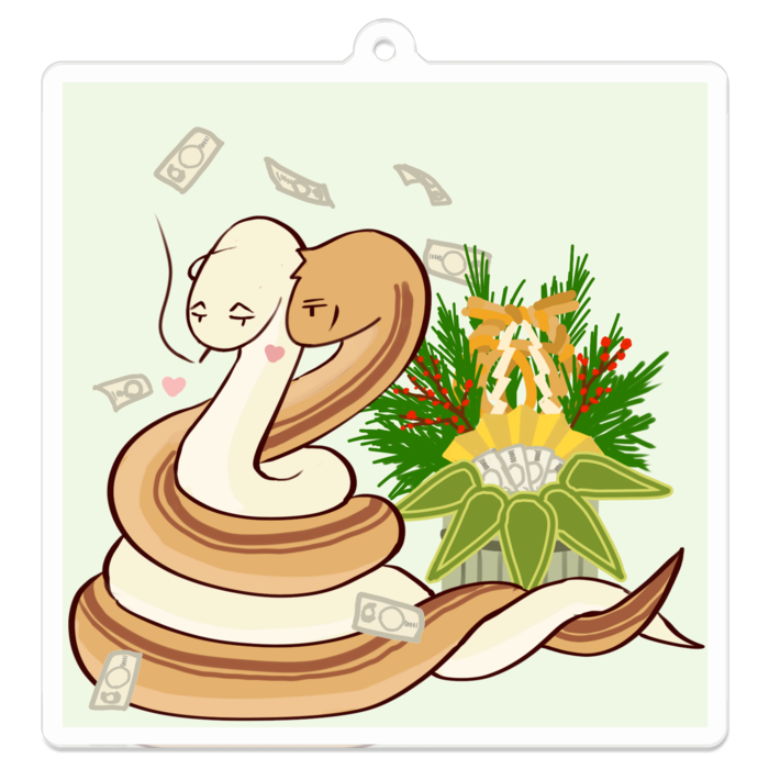 アクリルキーホルダー - 70 x 70 (mm)