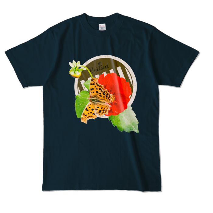 カラーTシャツ - L - ネイビー (濃色)