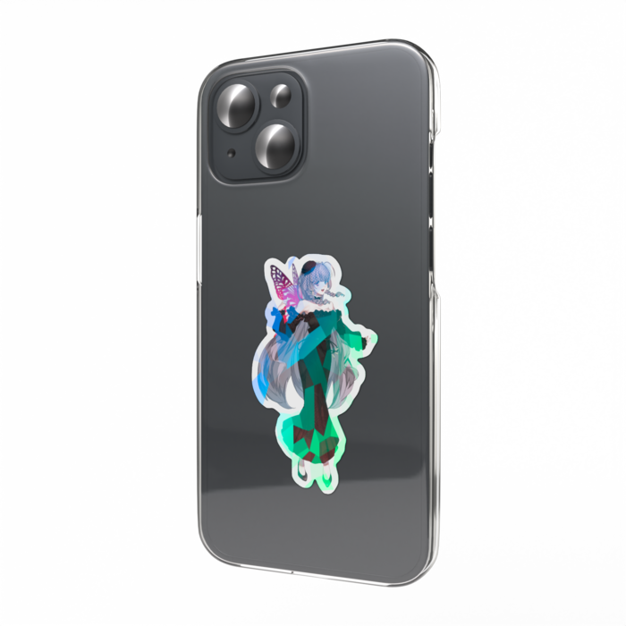 ホログラムスマホステッカー - 縦