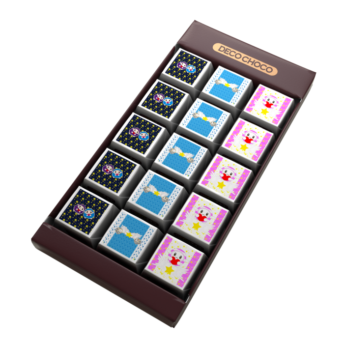 DECOチョコ - 列ごとにデザイン