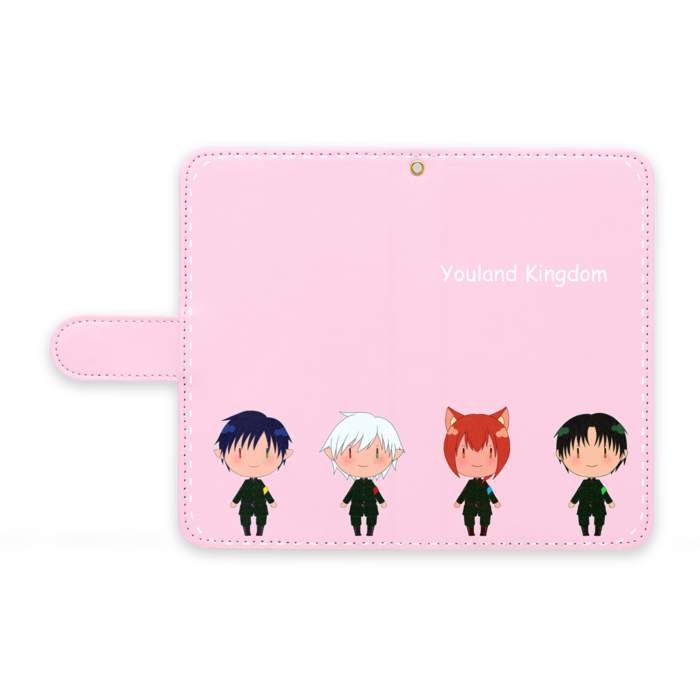 手帳型Androidケース - M - ストラップ穴 あり